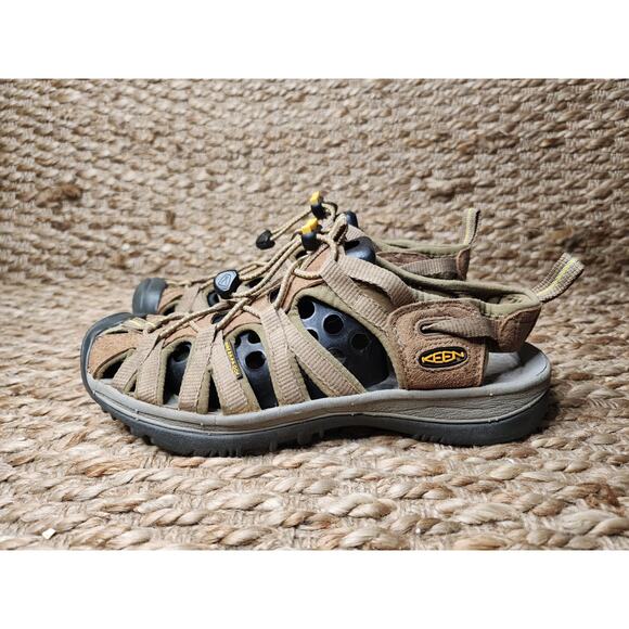 Keen WHISPER Sandals Brown 1003713 Womens Size 8.5 Casual Beach Travel - Picture 1 of 10
